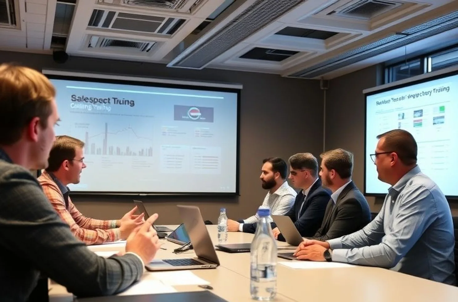 Sales technique training workshop